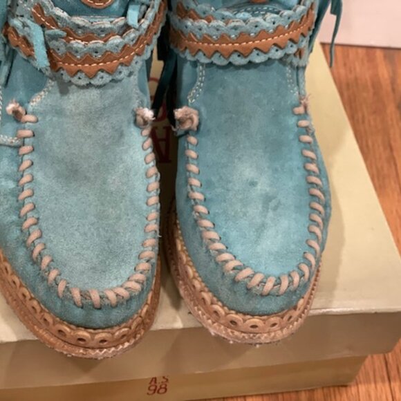 **SOLD** El Vaquero Arya Silverstone Turquoise EU36 *Run BIG - fit like EU37* - Picture 7 of 9